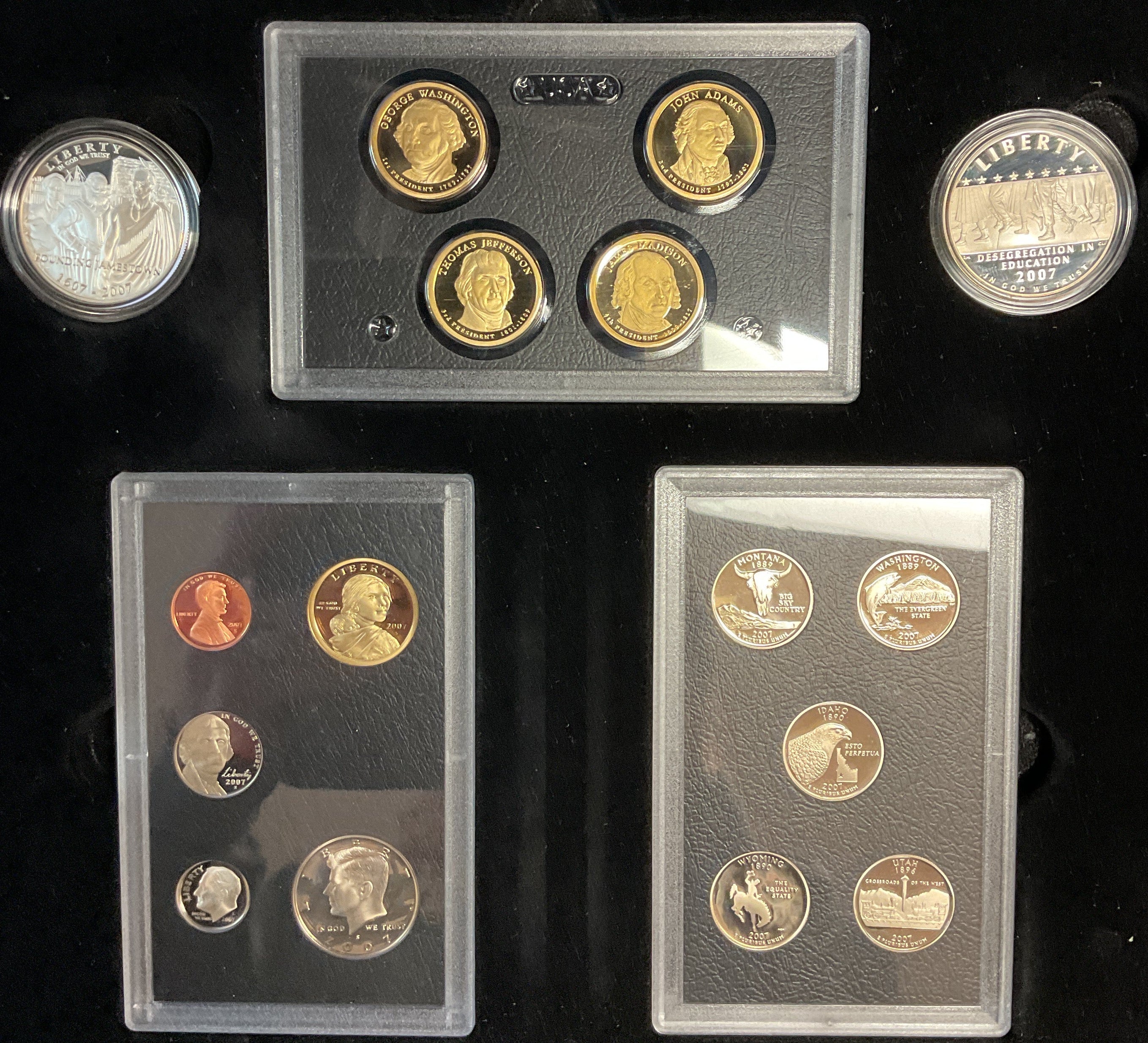 2007 U.S. Mint American Legacy Collection C.O.A. Uncirculated 16-Coin Mint Set # PT044