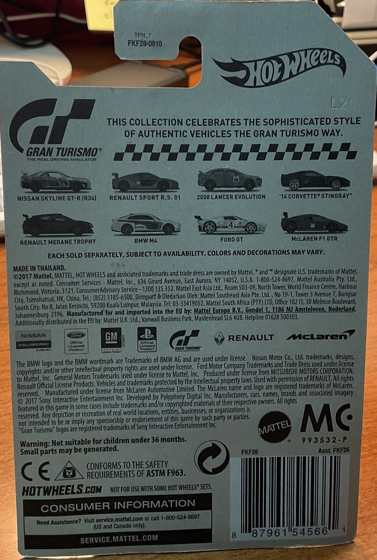 Renault Sports R.S. 01, FKF28-0910, Hot Wheels toy car, FKF33-0910, 'GRAN TURISMO', Store #TY005