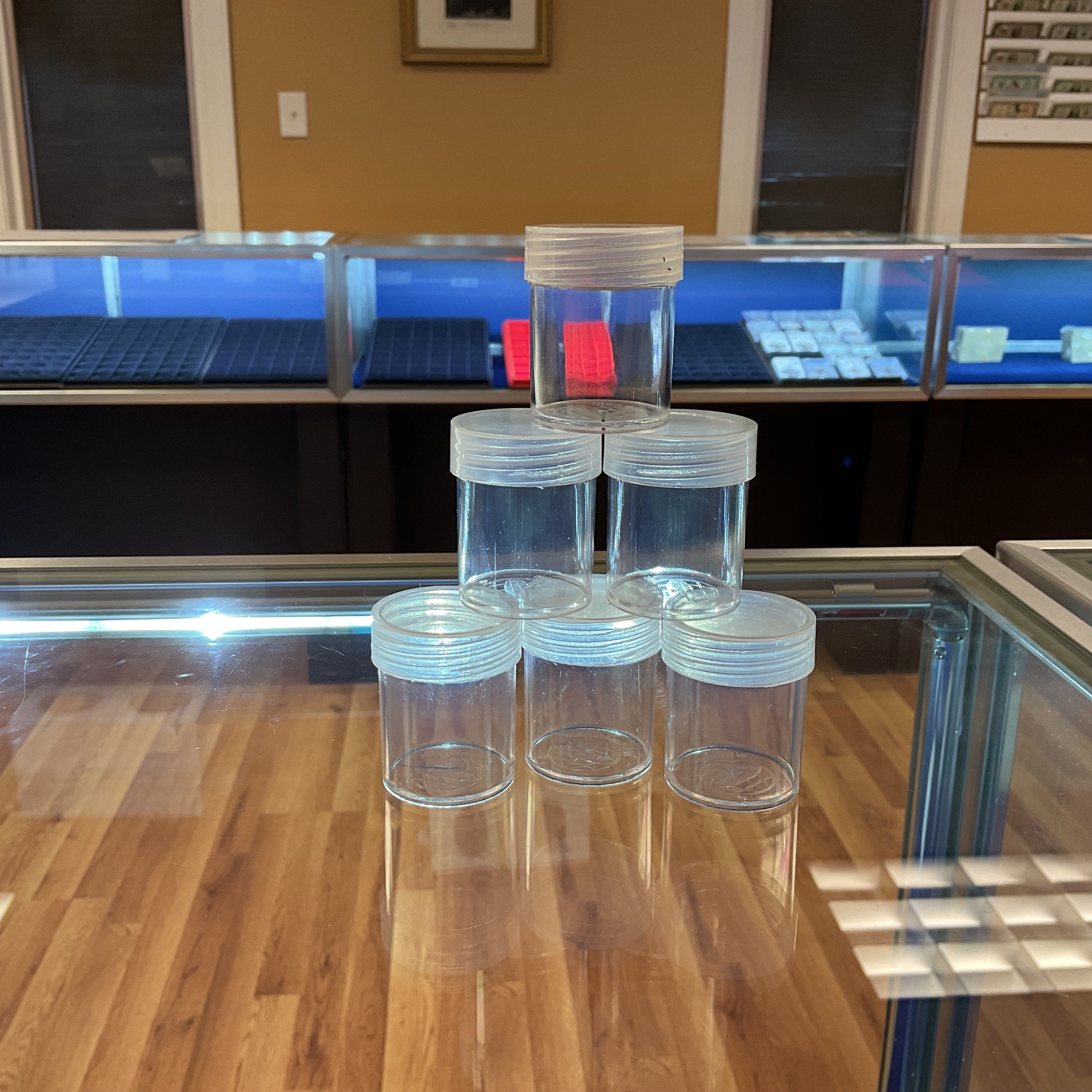 Half Dollar Coin Tubes, 3 for $2