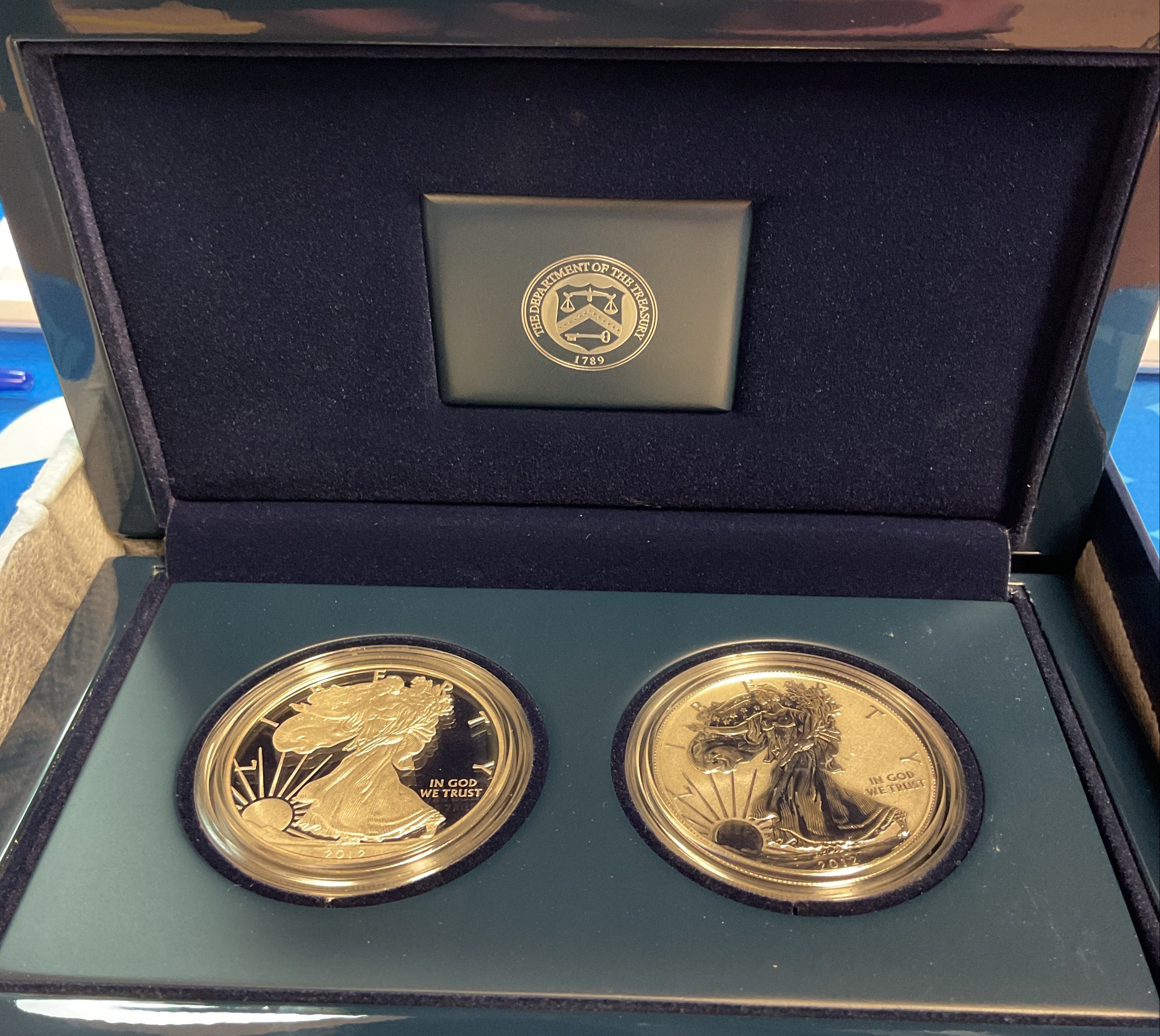 2012 2-Coin American Silver Eagle San Francisco Silver Set, Store #AE311