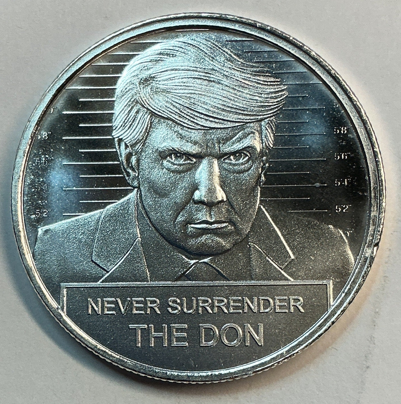 .999 silver, 1 Troy Ounce, "The Don" Silver Round Bullion, Store #SR046