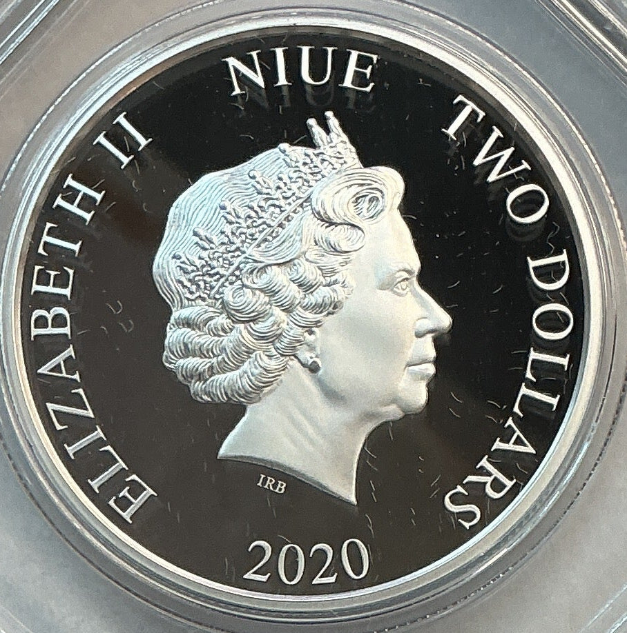 2020 Harry Potter Silver Coin, 2020 Seasons Greetings, .999 Silver Coin, 1 Troy Ounce, Store #SR177