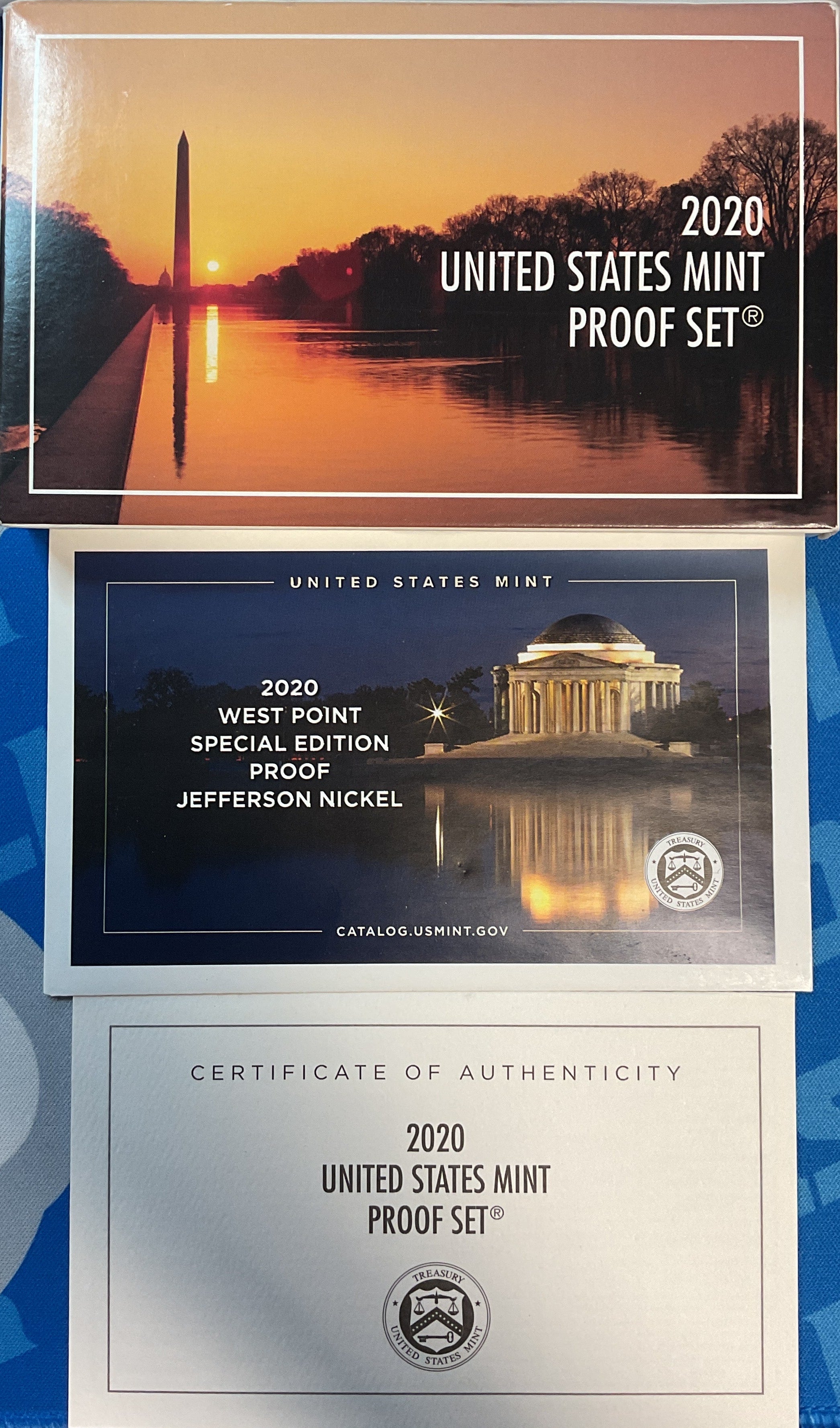 2020 Proof Set, 11 Coin Proof Set, Encased in Original Government Packaging.