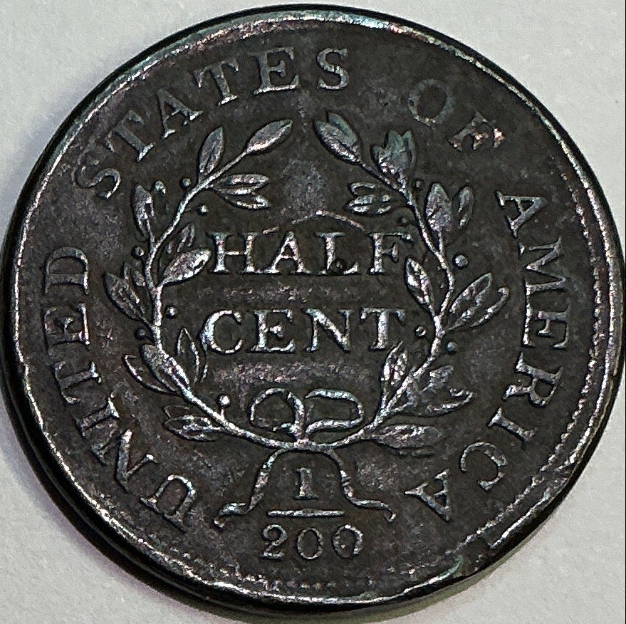 1804 Draped Bust Half Cent, Extra Fine Circulated Coin, Store #1269091