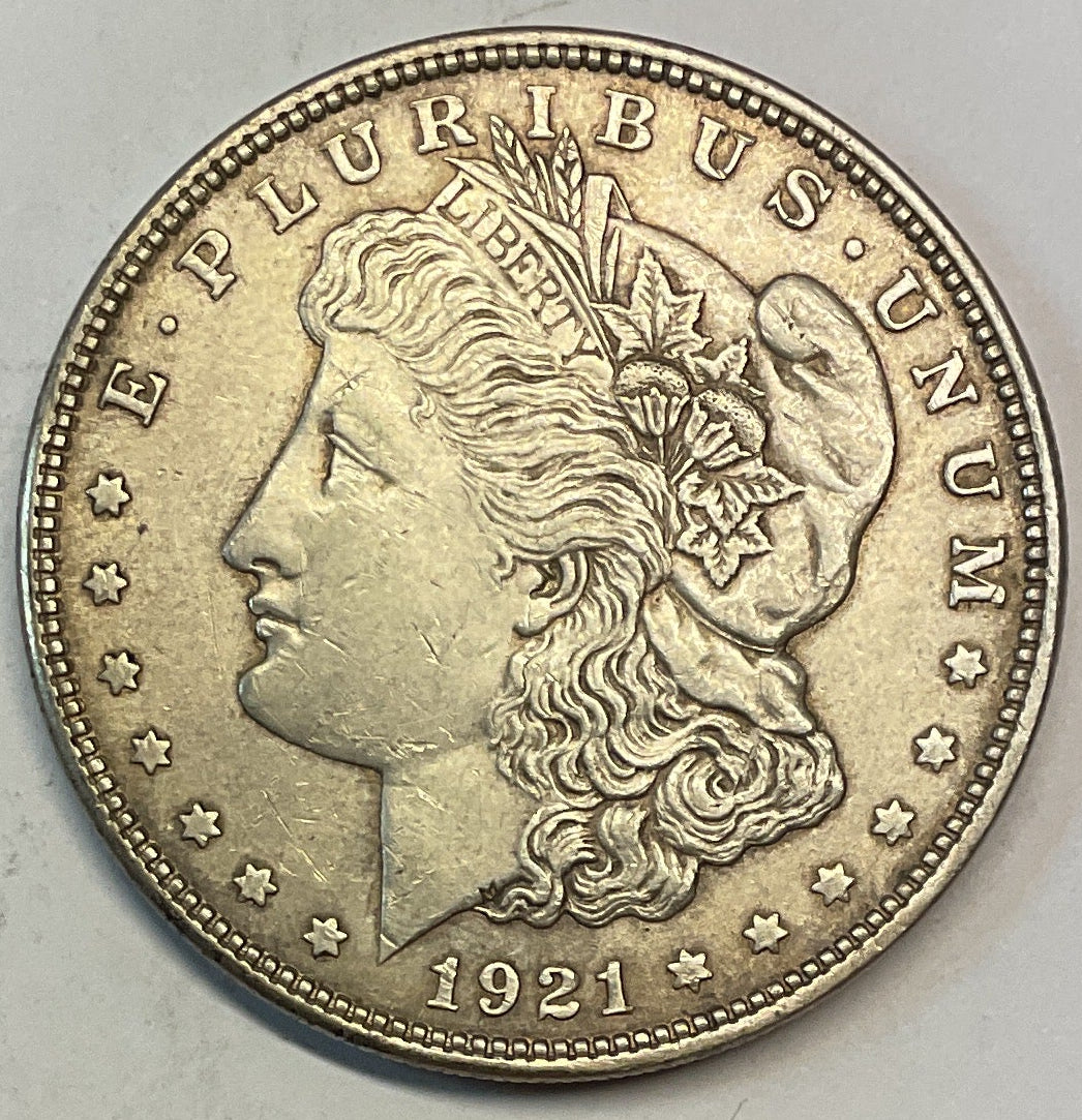 1921 Morgan Dollar, Very Fine Circulated Coin, Store #DR0927
