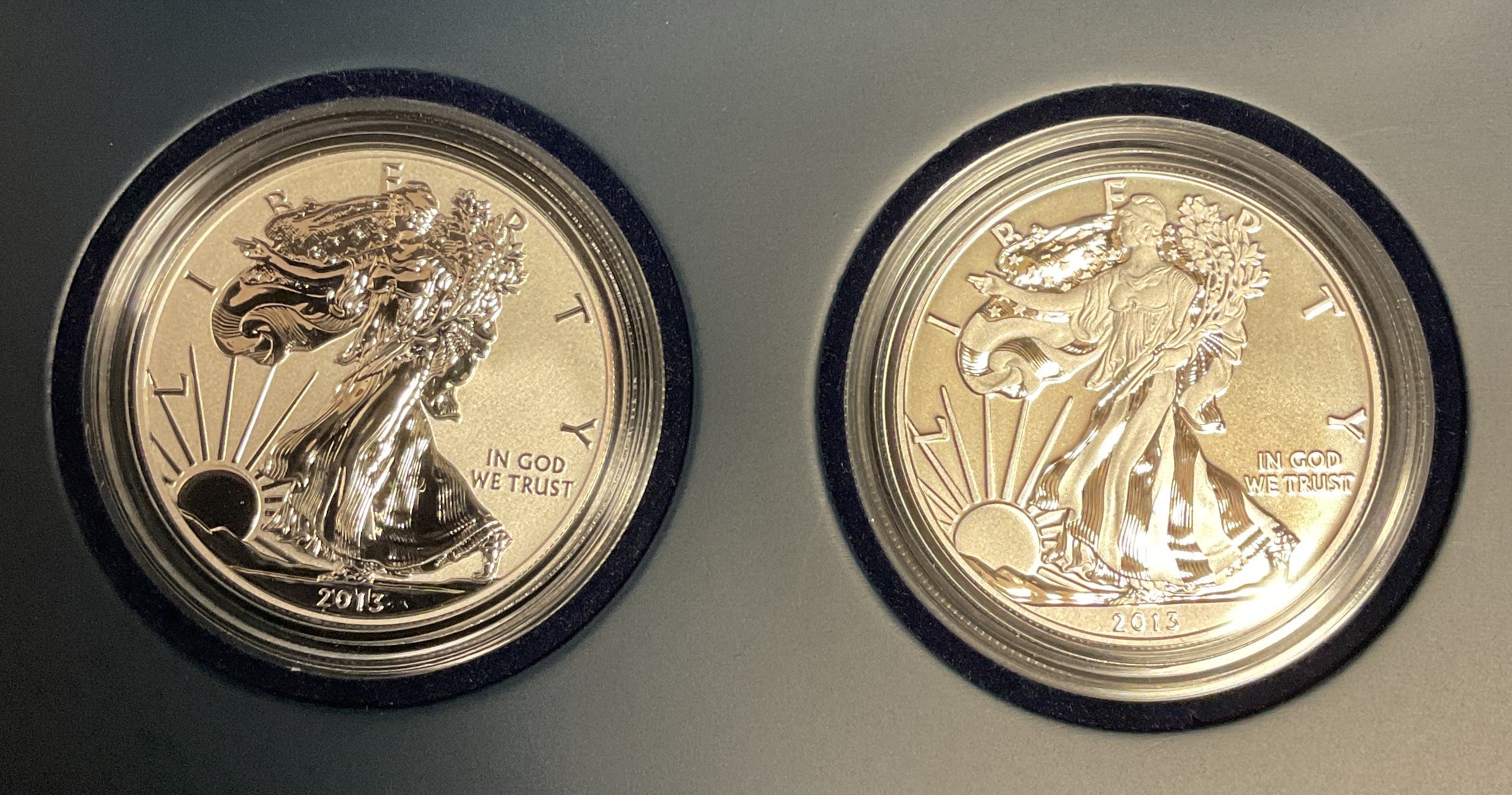 2013 2-Coin American Silver Eagle West Point Silver Set, Store #AE302