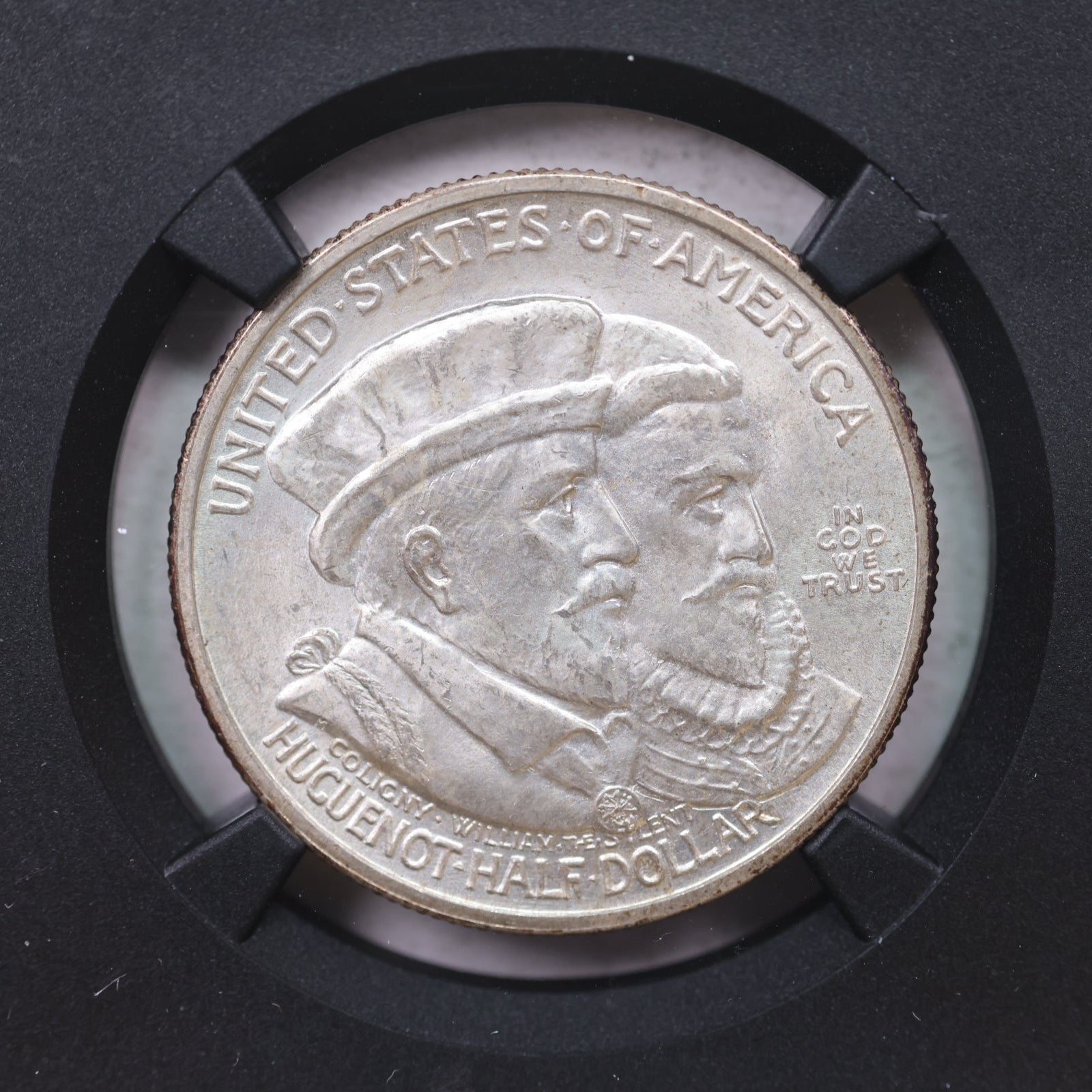 1924 Huguenot Silver Half Dollar Commemorative, NGC MS-66, Store #GEC0055.