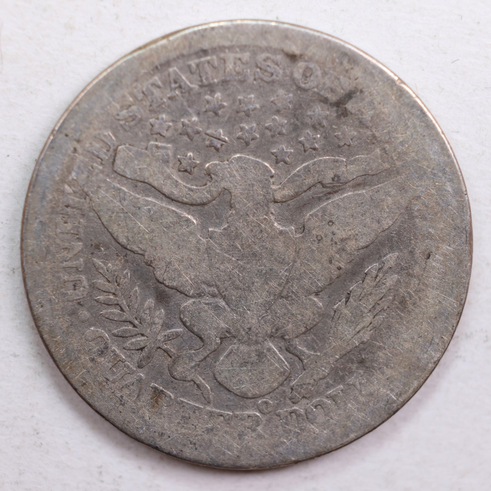 1895-O Barber Quarter, Abt Good Circulated Coin, Store #QR617