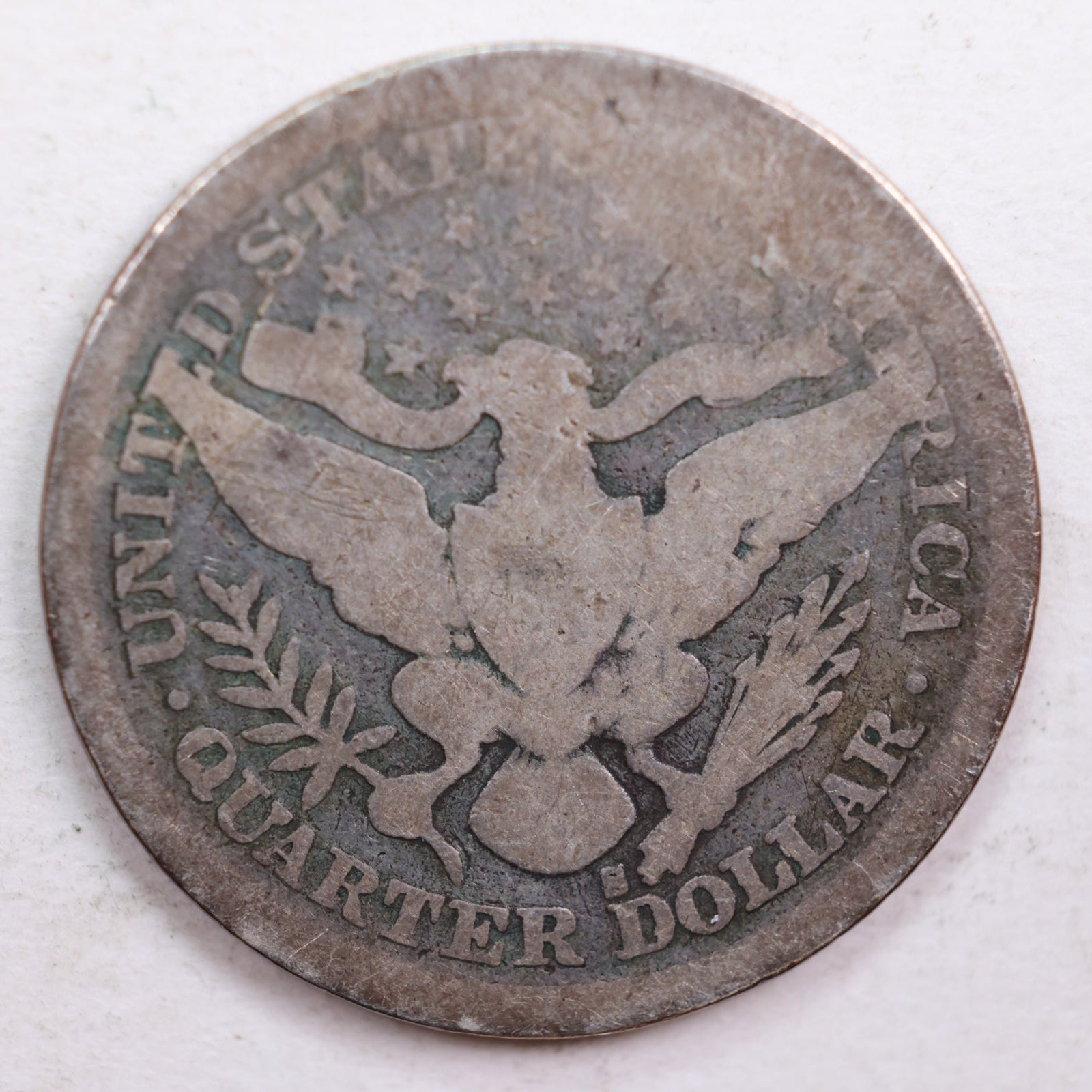 1895-S Barber Quarter, Abt Good Circulated Coin, Store #QR619