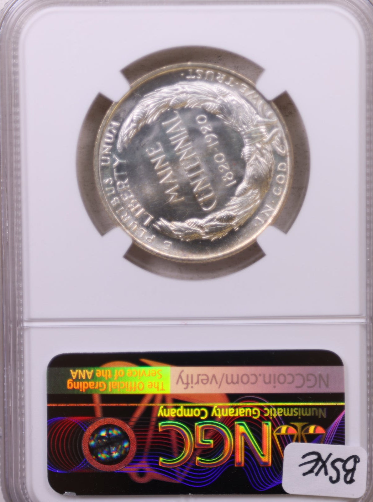 1920 MAINE Silver Half Dollar Commemorative, NGC MS-67, Store #GEC0058.