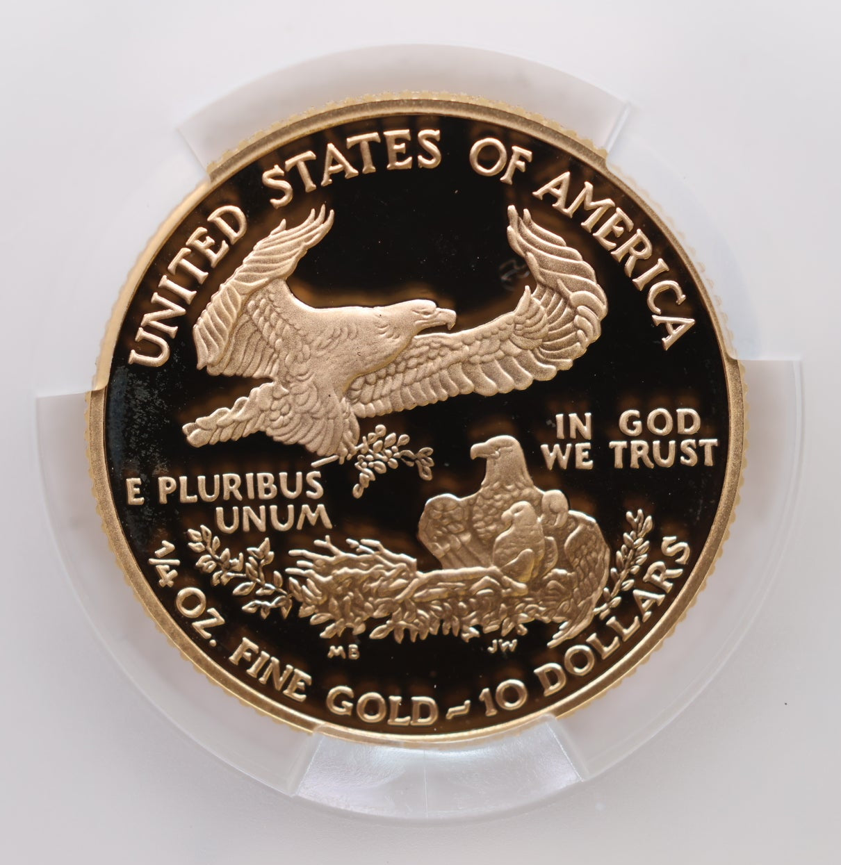 2003-W $10, Proof Gold American Eagle Coin, 1/4 OZT, CAC PR69, Store #GMC271.