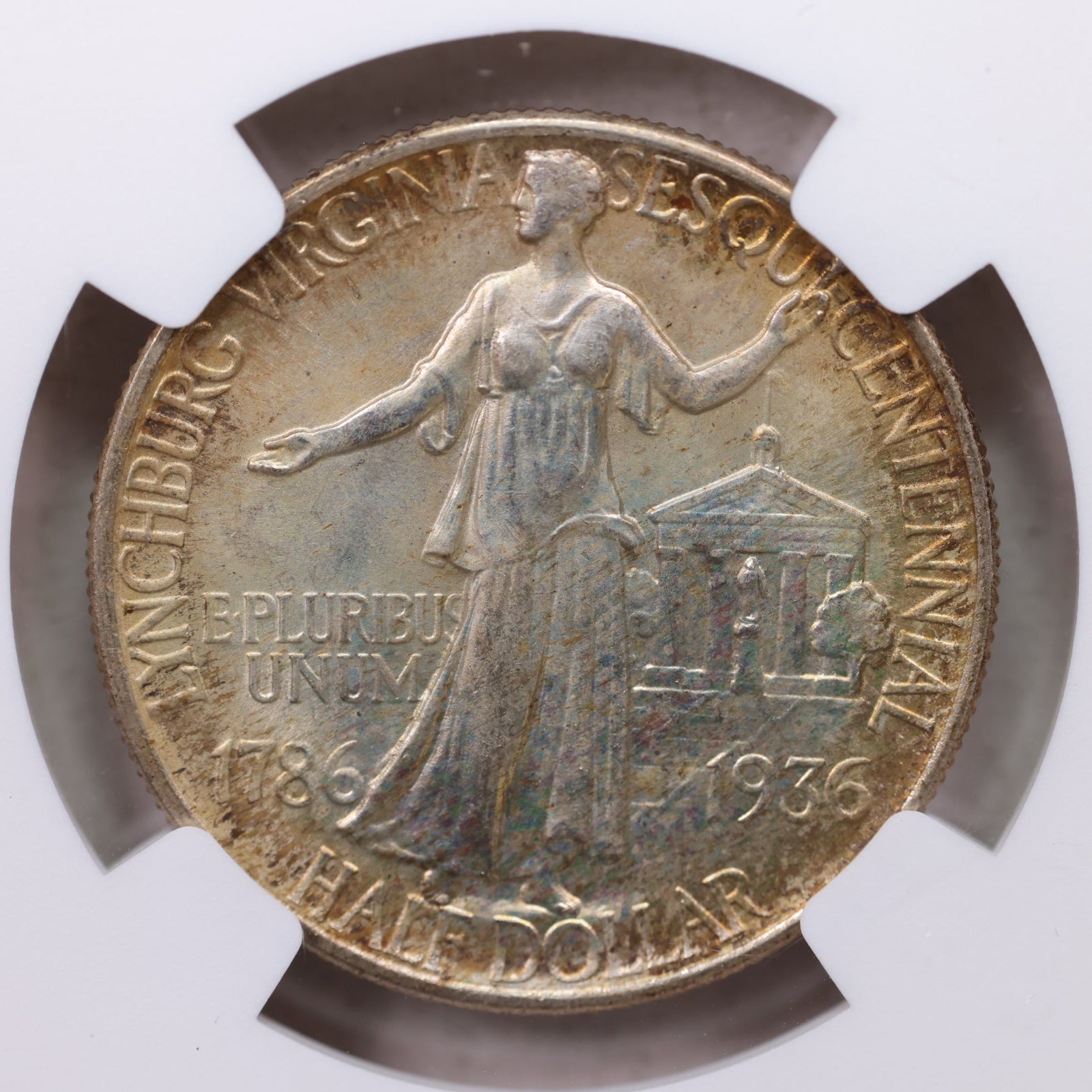 1936 LYNCHBURG Silver Commemorative Half Dollar, NGC MS-67+, #GEC0060.
