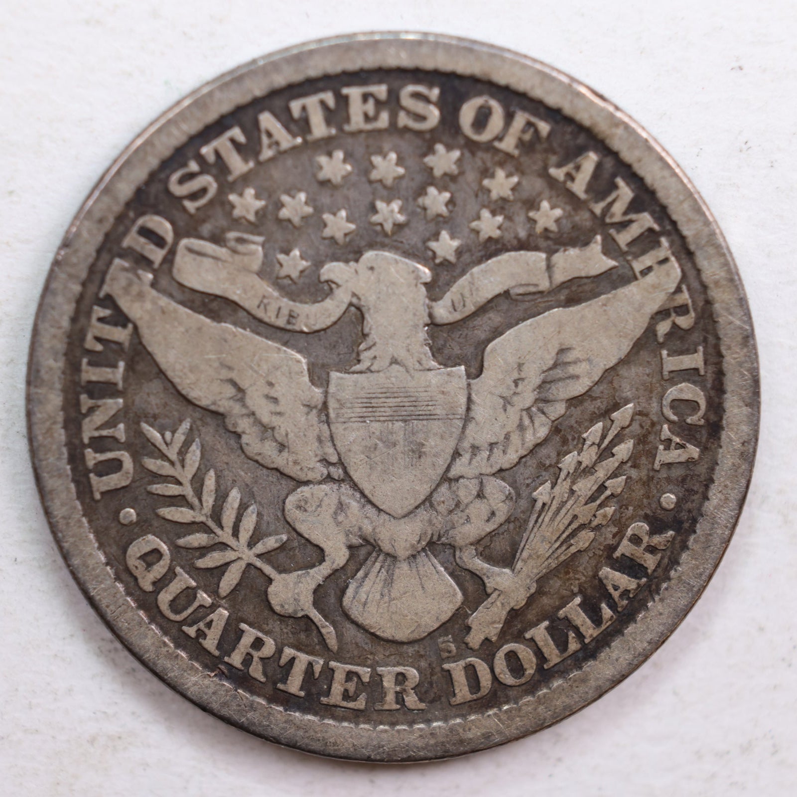 1897-S Barber Quarter, Very Good Circulated Coin, Store #QR633