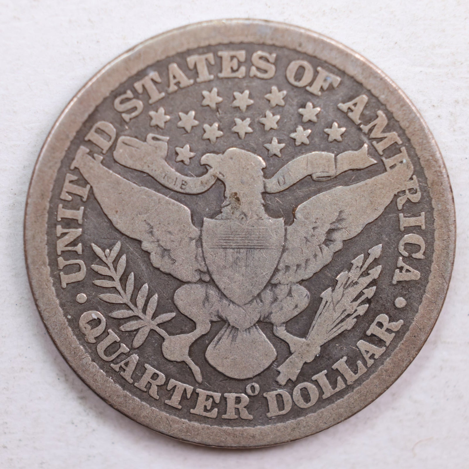 1897-O Barber Quarter, Very Good Circulated Coin, Store #QR640