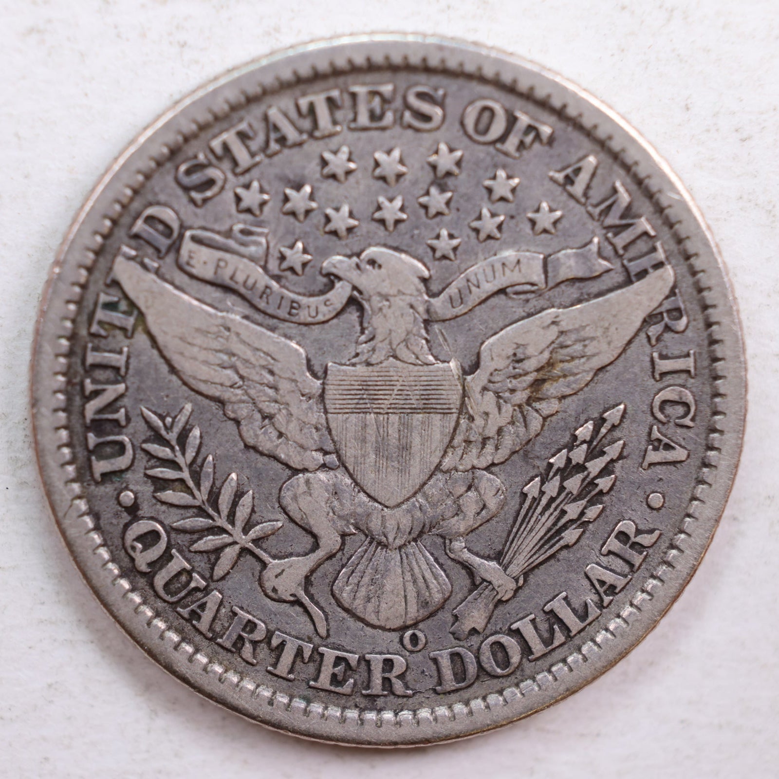 1898-O Barber Silver Quarter, Very Fine Circulated Coin, Store #QR643