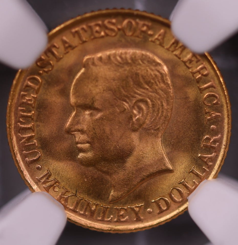1917 $1 Gold McKinley Commemorative Coin., NGC MS-67., Store #GEC008