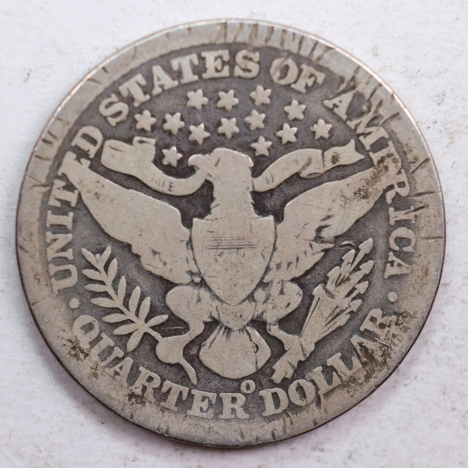 1899-O Barber Quarter, Good Circulated Coin, details, Store #QR662