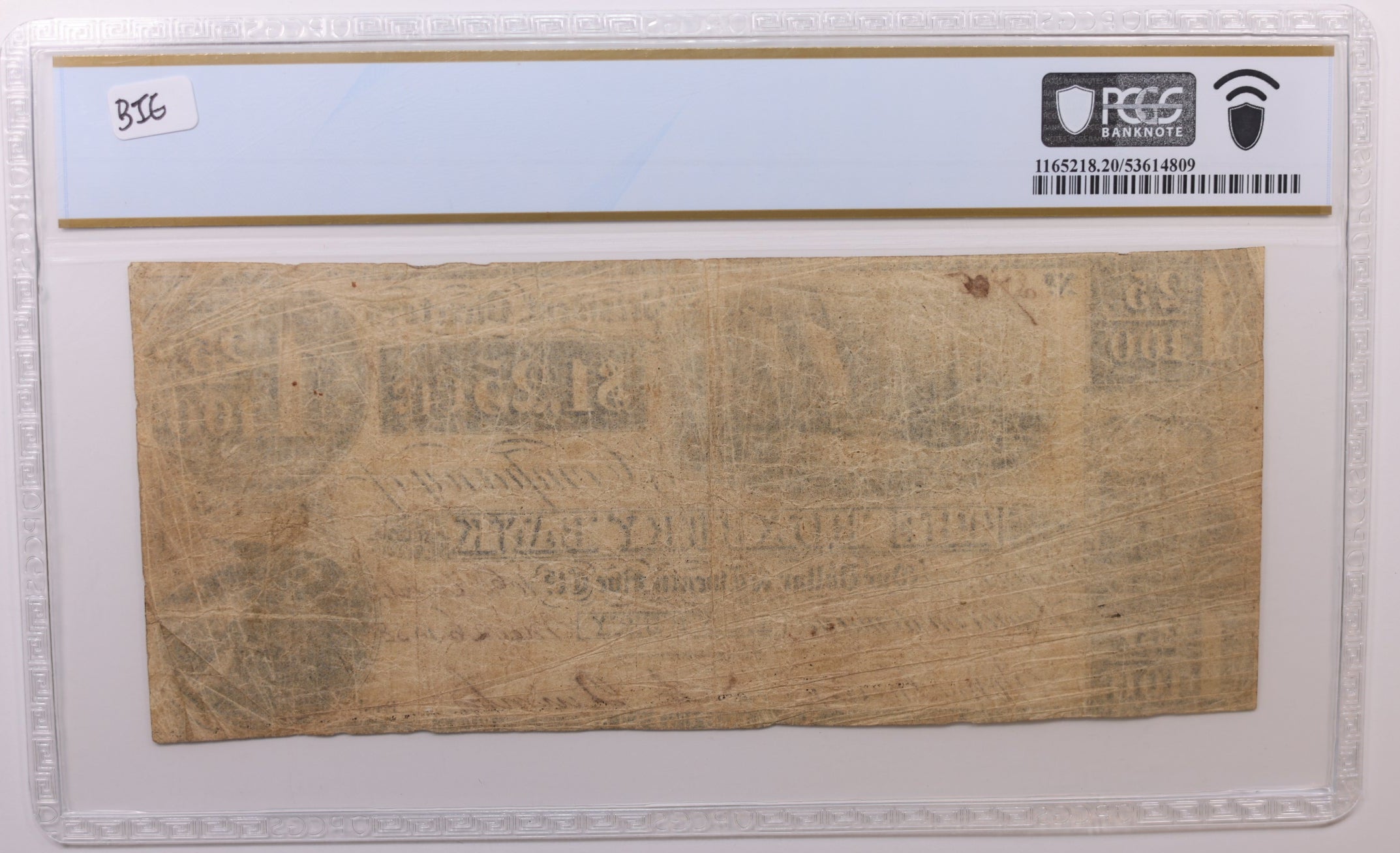 1838 $1.25, Northampton, MA. Obsolete Currency, PCGS VF20, Store #GMA019.