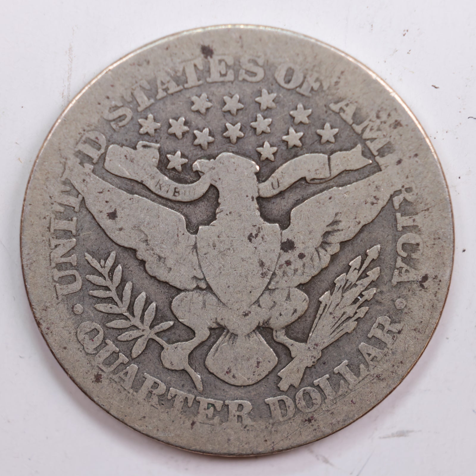 1903 Barber Quarter, About Good Circulated Coin, Store #QR688