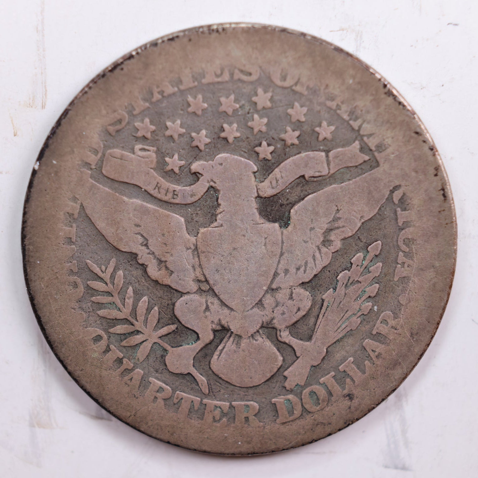 1904 Barber Quarter, About Good Circulated Coin, Store #QR700