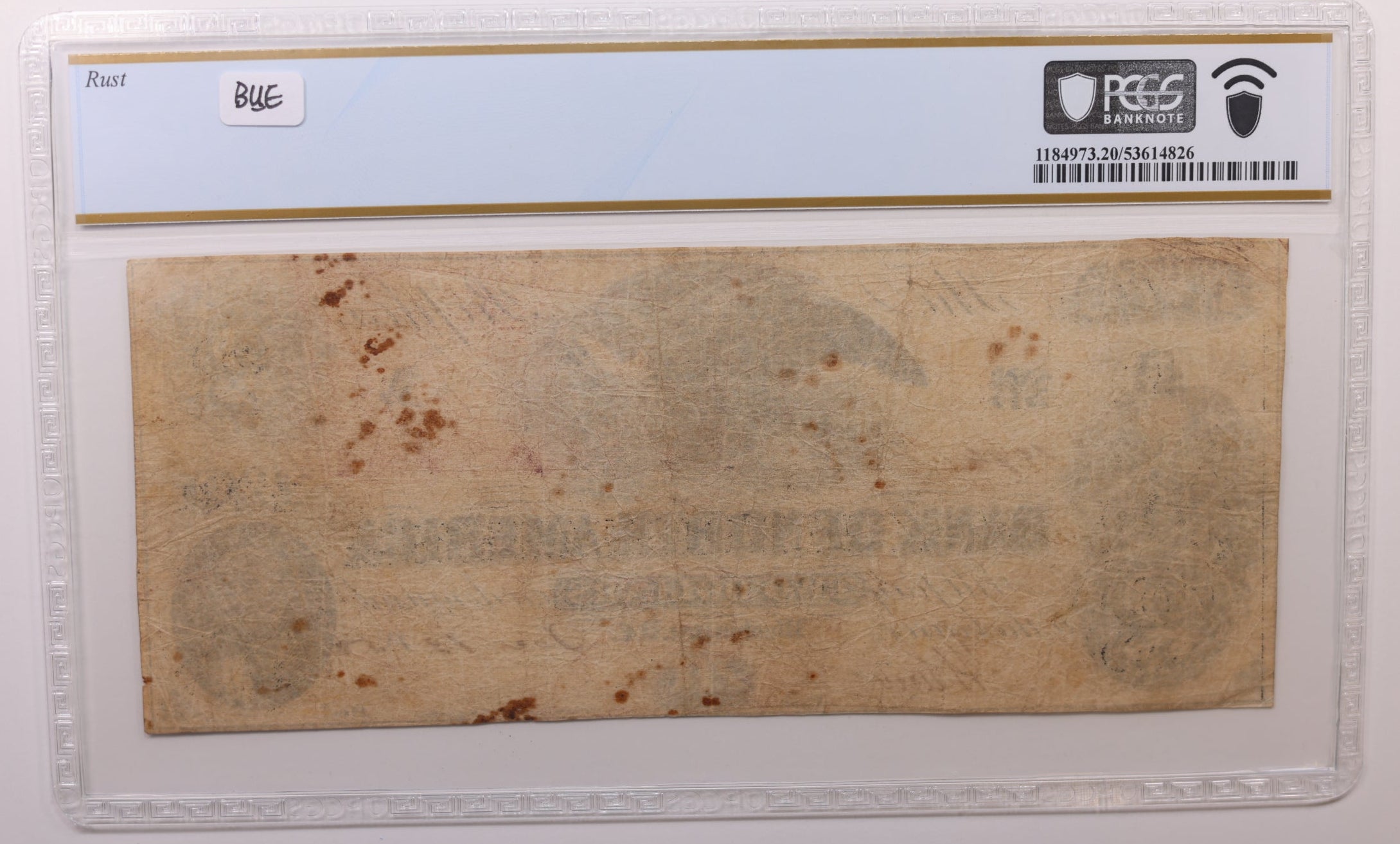 1852 $2 Washington D.C. Obsolete Currency, PCGS VF20, STORE #GDC049.
