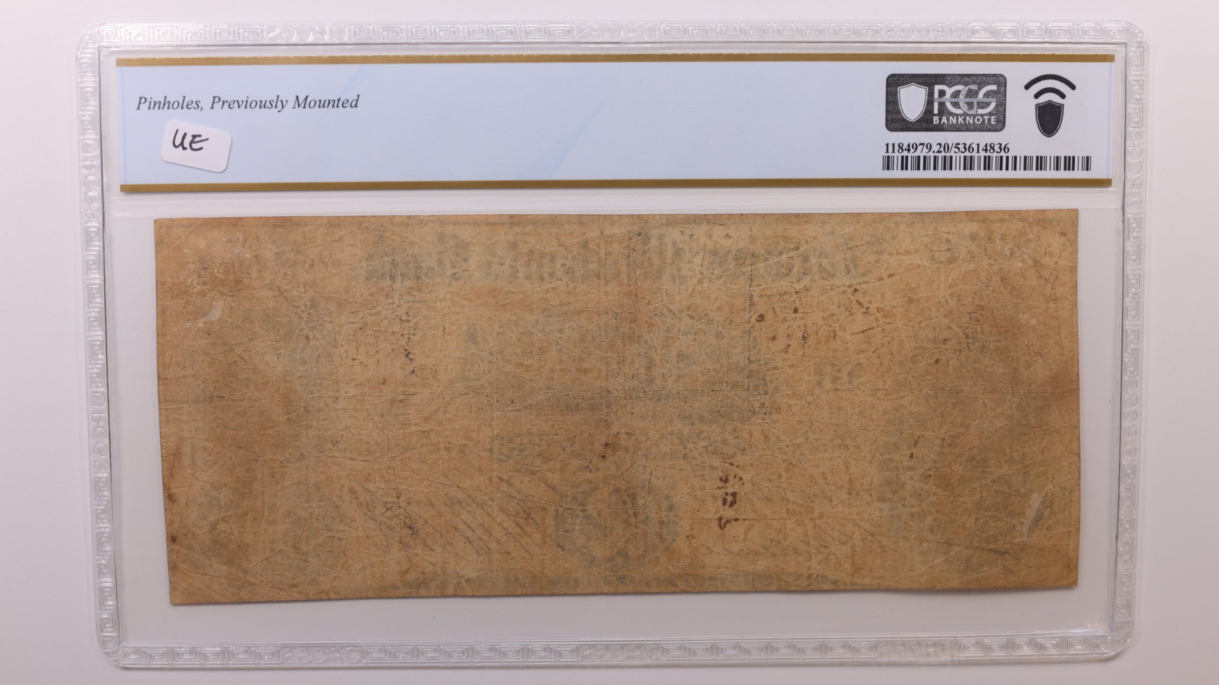 1852 $2 Georgetown, D.C. Obsolete Currency, PCGS VF20, STORE #GDC059.