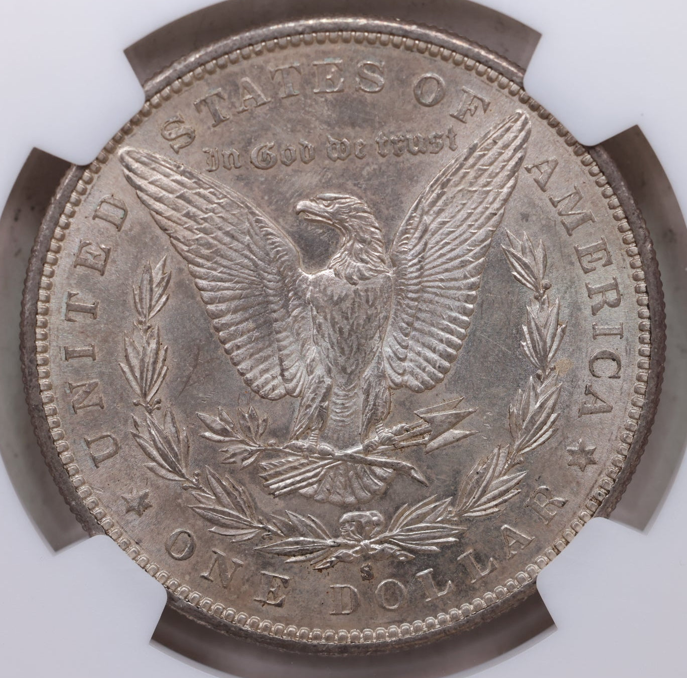 1884-S Morgan Silver Dollar, Uncirculated, NGC MS-60, Store SALE #GDR0305.