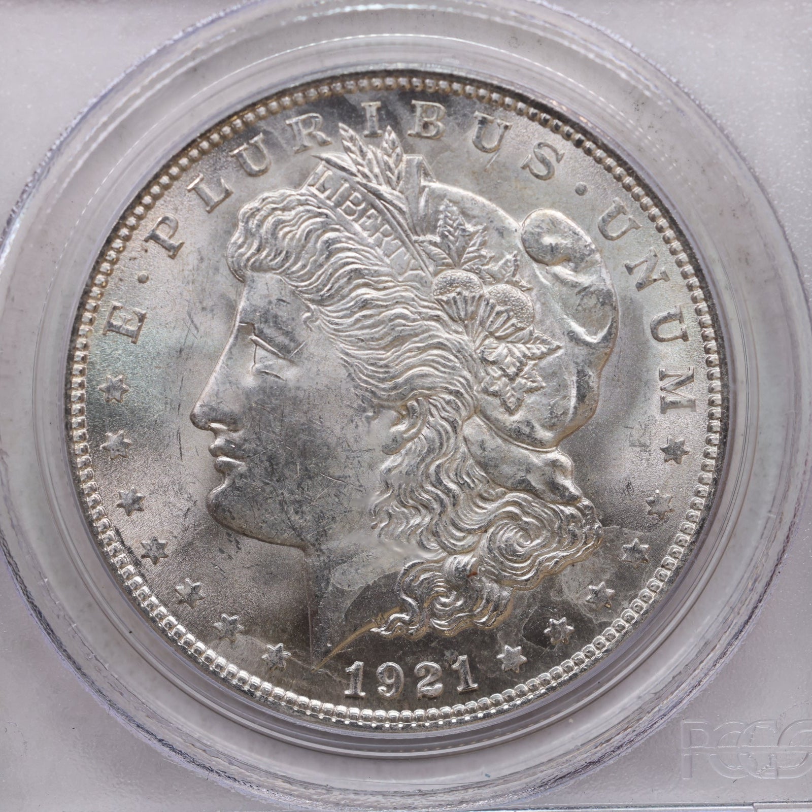 1921 Morgan Silver Dollar, Uncirculated, PCGS MS-63, Store SALE #GDR0306.