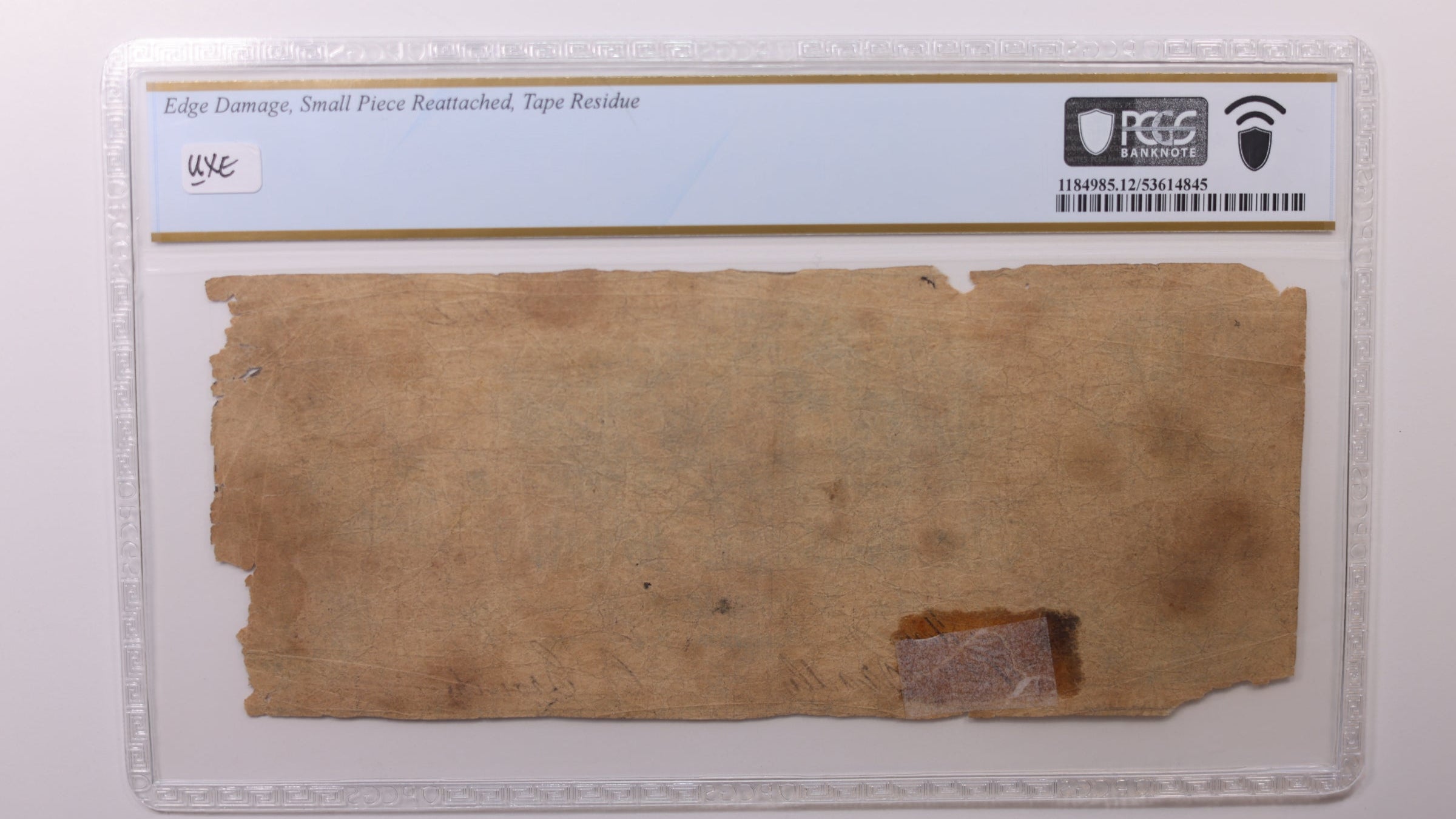 1852 $1 Georgetown, D.C. Obsolete Currency, PCGS Fine-12, STORE #GDC067.