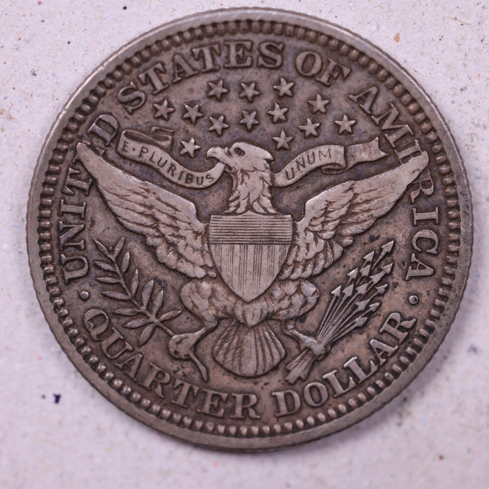 1909 Barber Silver Quarter, Extra Fine+ Circulated Coin, Store #QR1517
