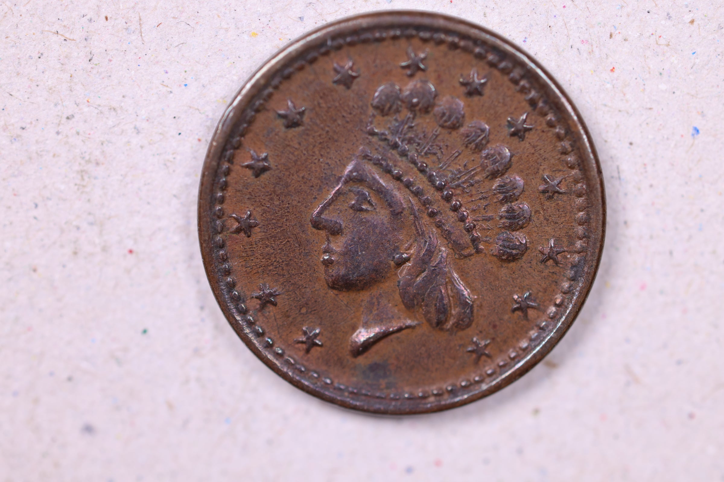 1861-64., Civil War Token., Circulated Condition., Store#0998