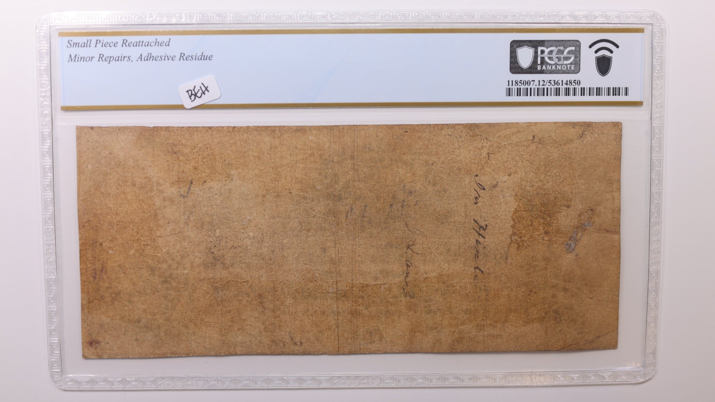1852 $1,Washington City, D.C. Obsolete Currency , PCGS F-12, STORE #GDC073.