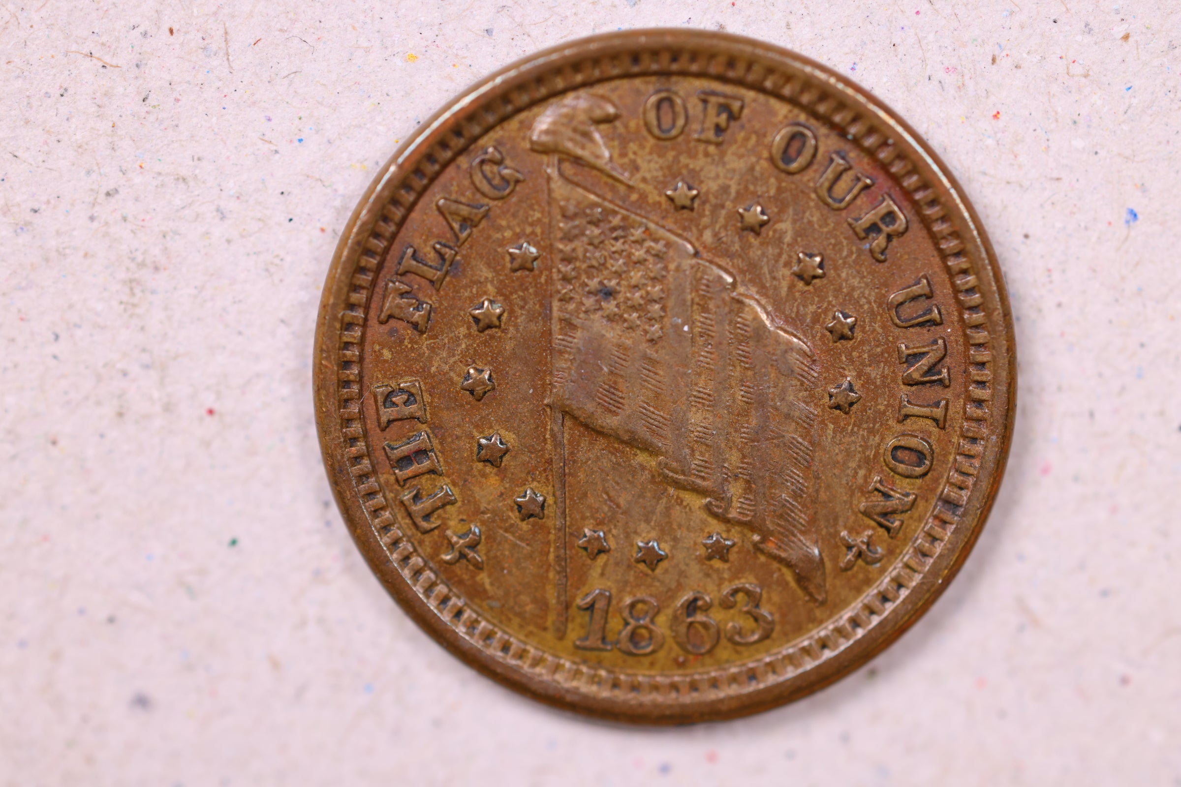 1861-64., Civil War Token., Circulated Condition., Store#0999