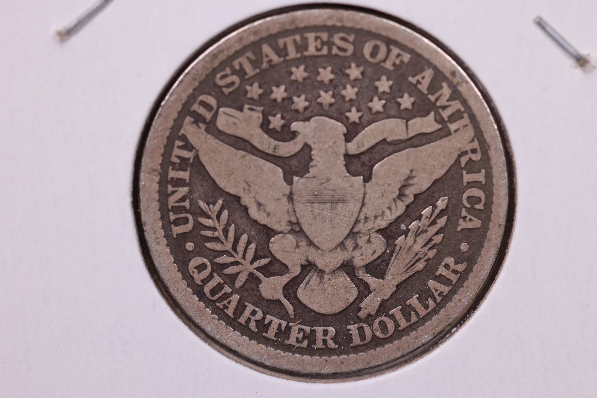 1892 Barber Silver Quarter., Very Good Circulated Coin., Store#1005