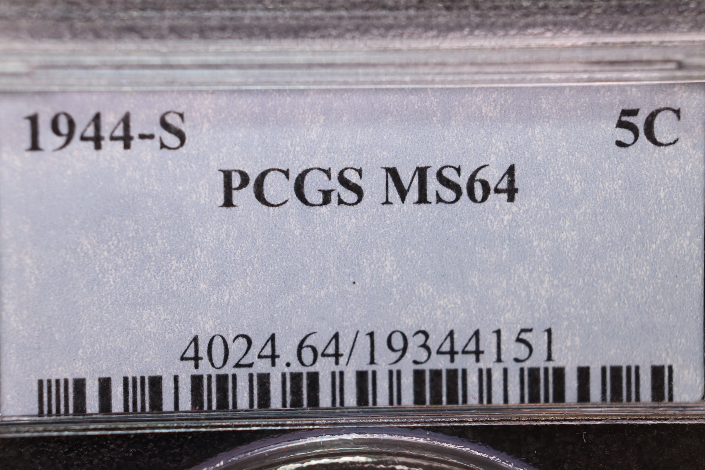 1944-S Jefferson Silver Nickel. PCGS Certified,. Store Sale #S015013