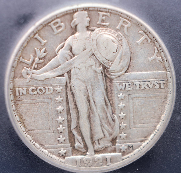 1921 Standing Liberty Quarter. ICG Certified,. Store Sale #S015007