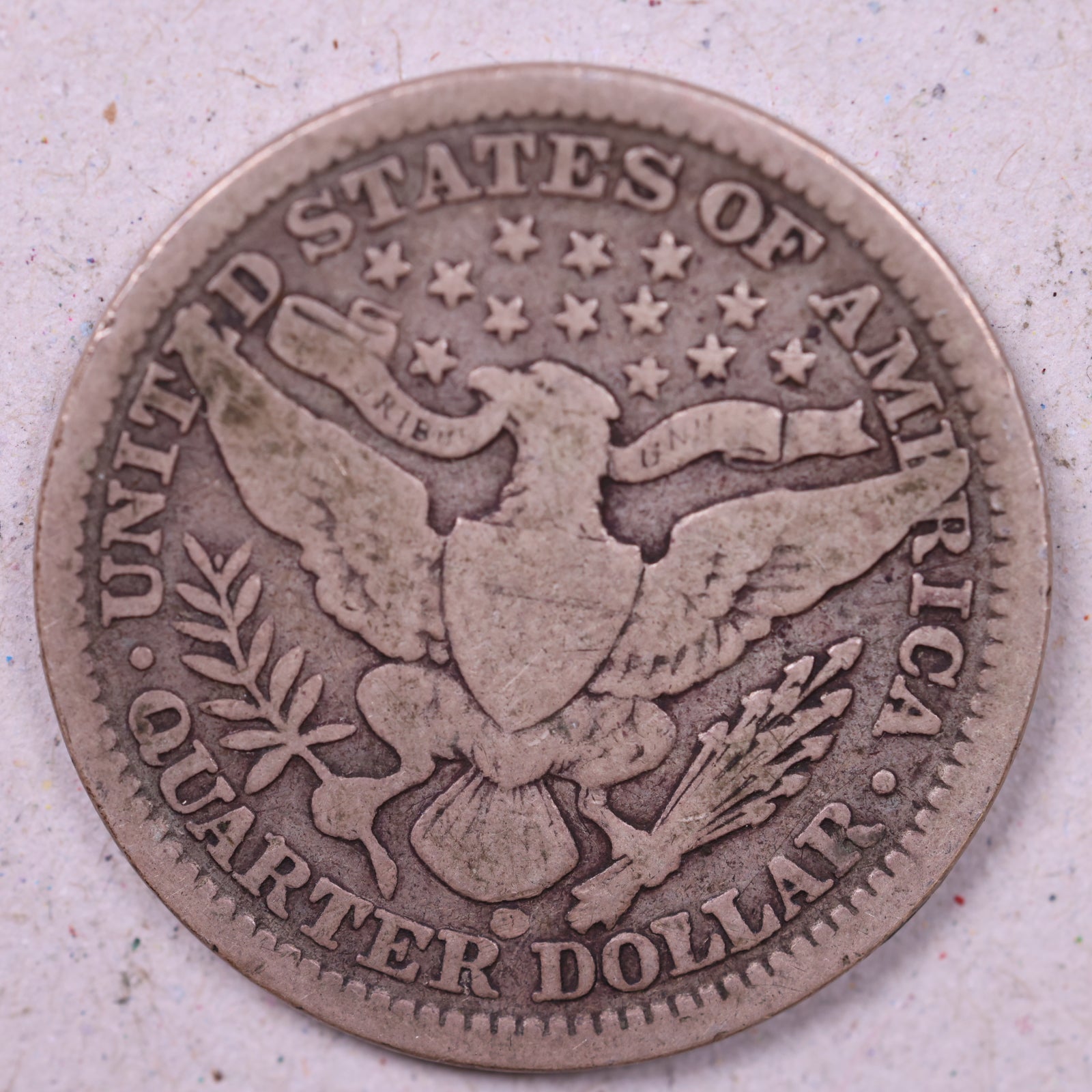 1907 Barber Quarter, Very Good Circulated Coin, Store #1023