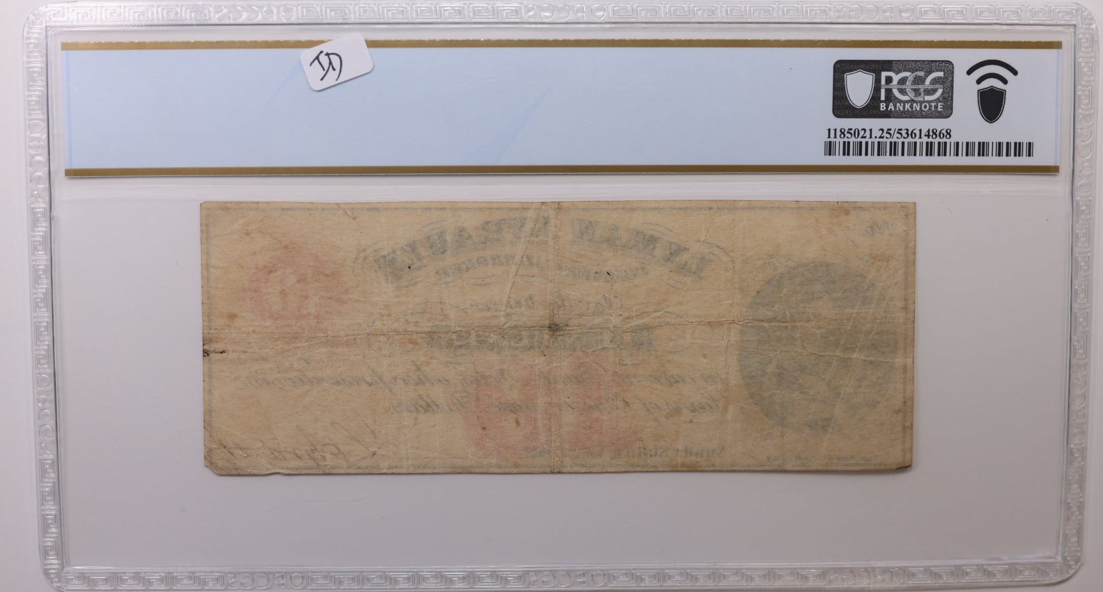 1862 10 Cents, Nunda Station, N.Y., PCGS VF-25, Obsolete Currency. Store #GNY022.