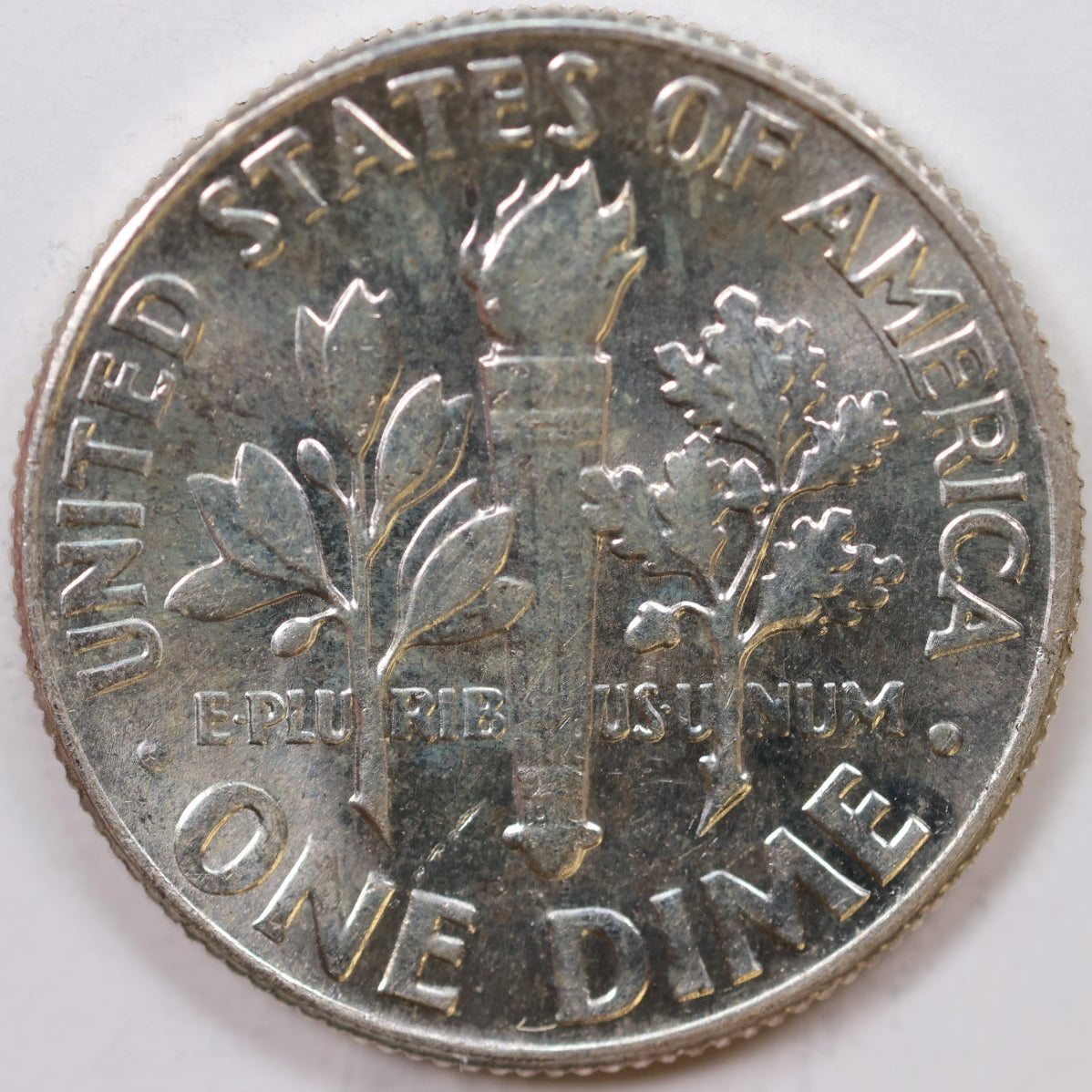 1964 Roosevelt Silver Dime, Mint State Uncirculated Coin, Store #DE0546
