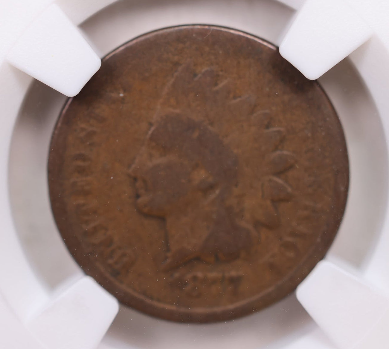 1877 Indian Head Cents, 'Key Date', NGC Graded AG-3, Store Sale #CT0728