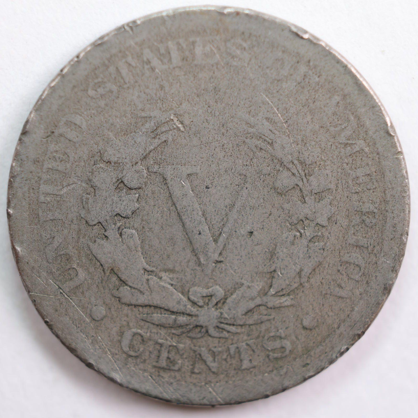 1884 Liberty Nickel, Fair Circulated Coin, details, Store #NL607