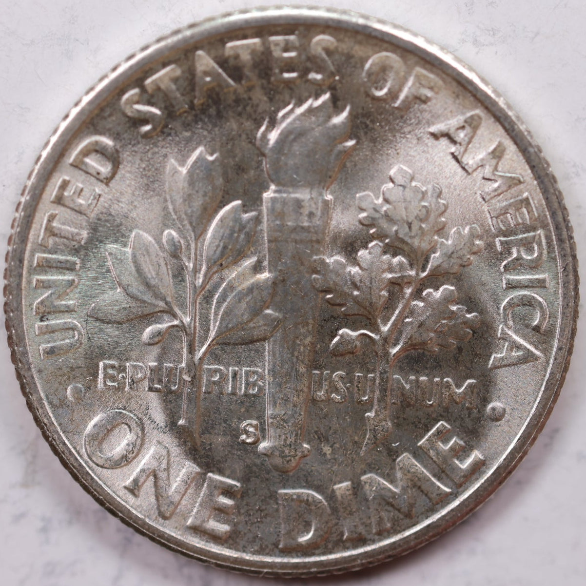 1949-S Roosevelt Silver Dime, Mint State Uncirculated Coin, Store #DE0531