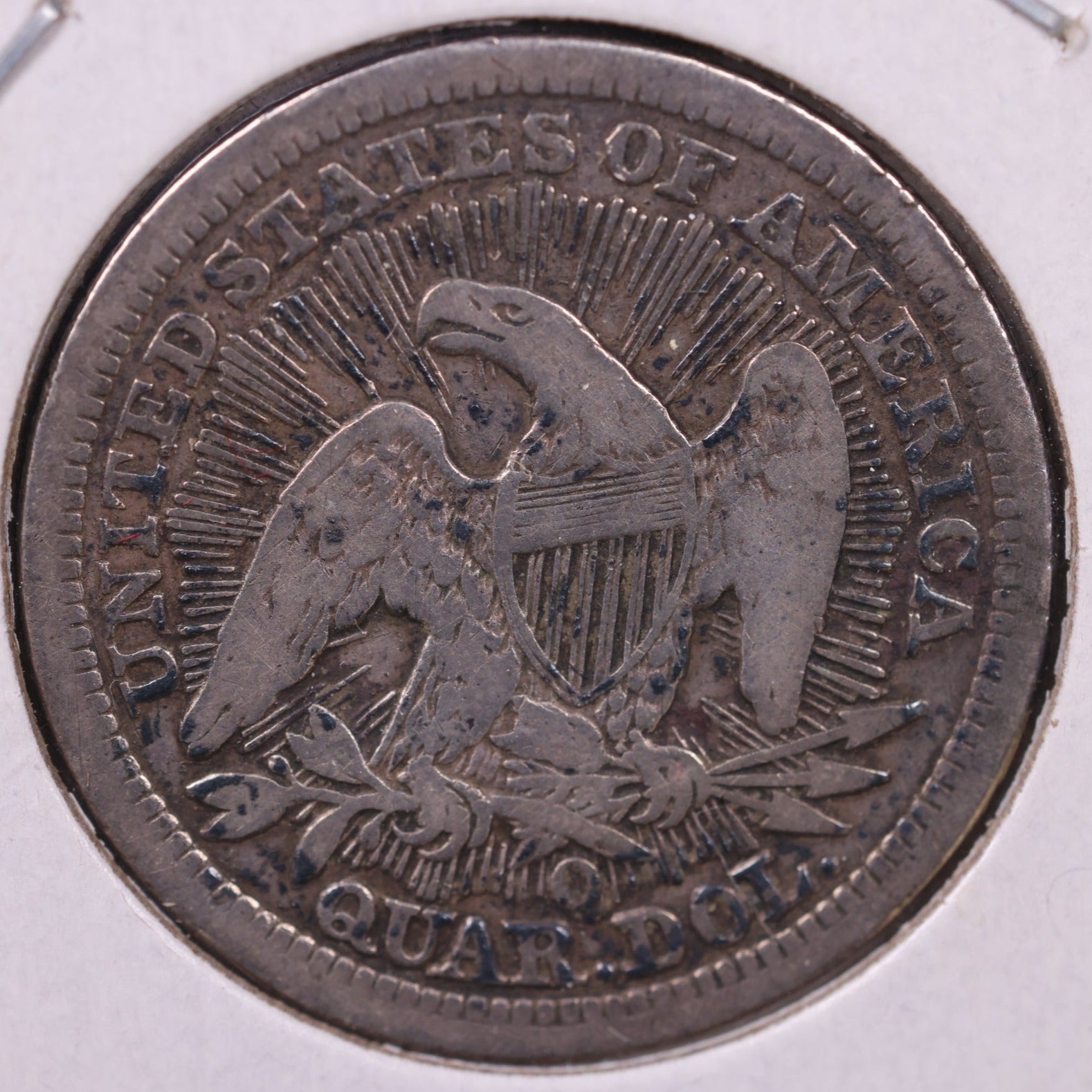1853-O Seated Liberty Quarter., Very Fine+, Circulated Coin., Store#1075