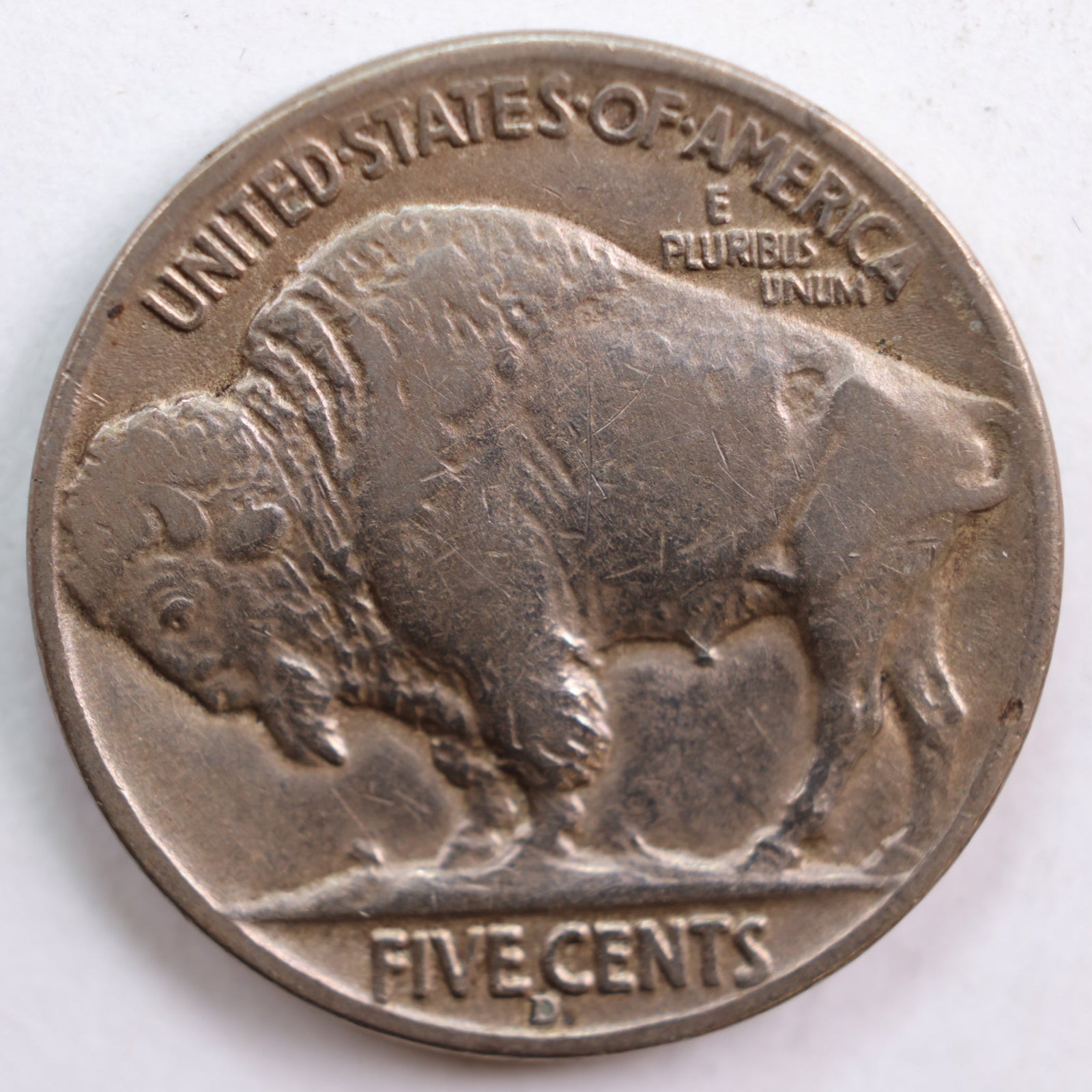 1936-D Buffalo Nickel, Extra Fine+ Circulated Coin, Store #NL627
