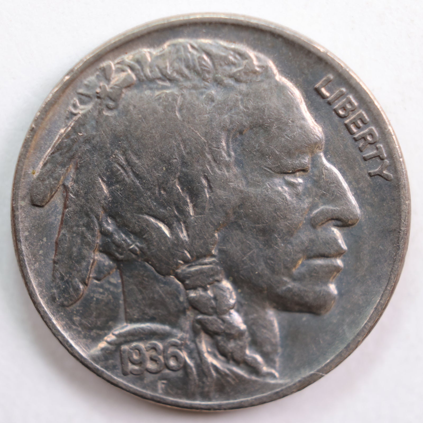 1936 Buffalo Nickel, Abt Uncirculated Coin, Store #NL631