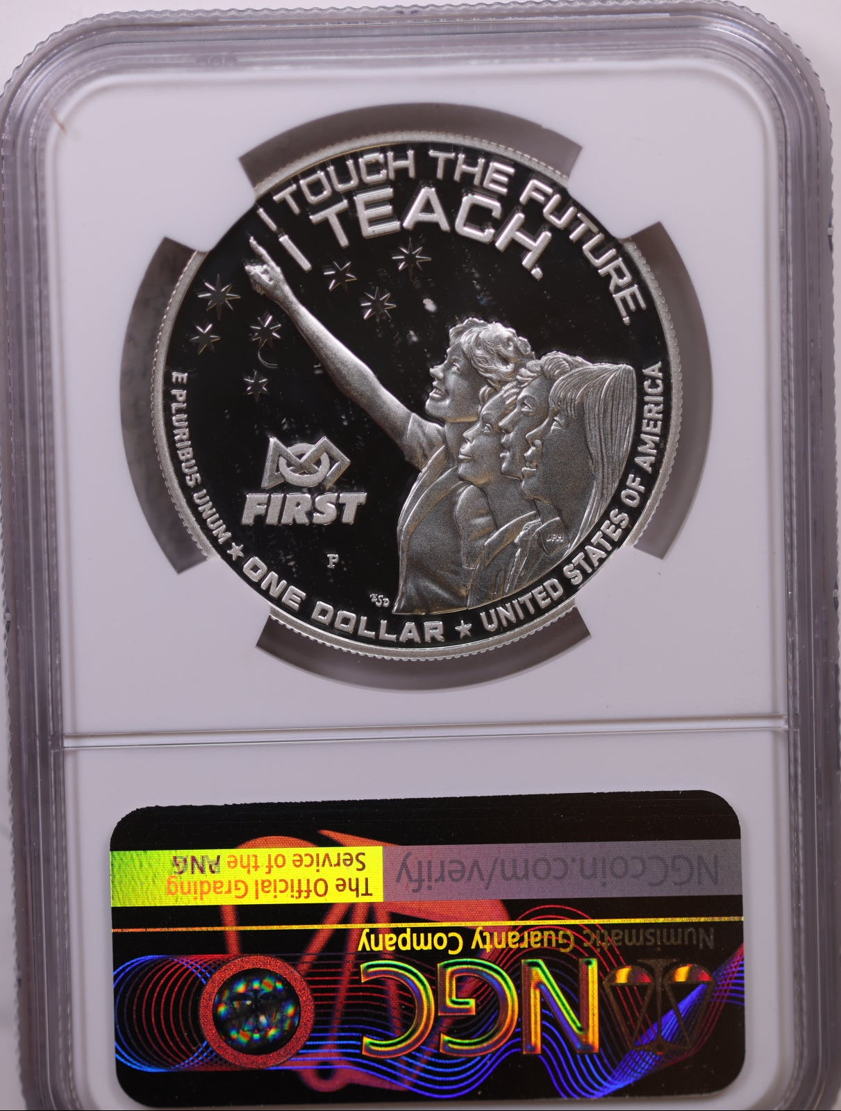 2021-P $1 Christa McAuliffe, NGC PF 69 Ultra Cameo, Store #GMC313