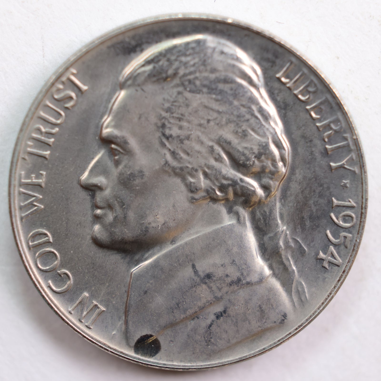1954 Jefferson Nickel, Mint State Uncirculated Coin, Store #NL639