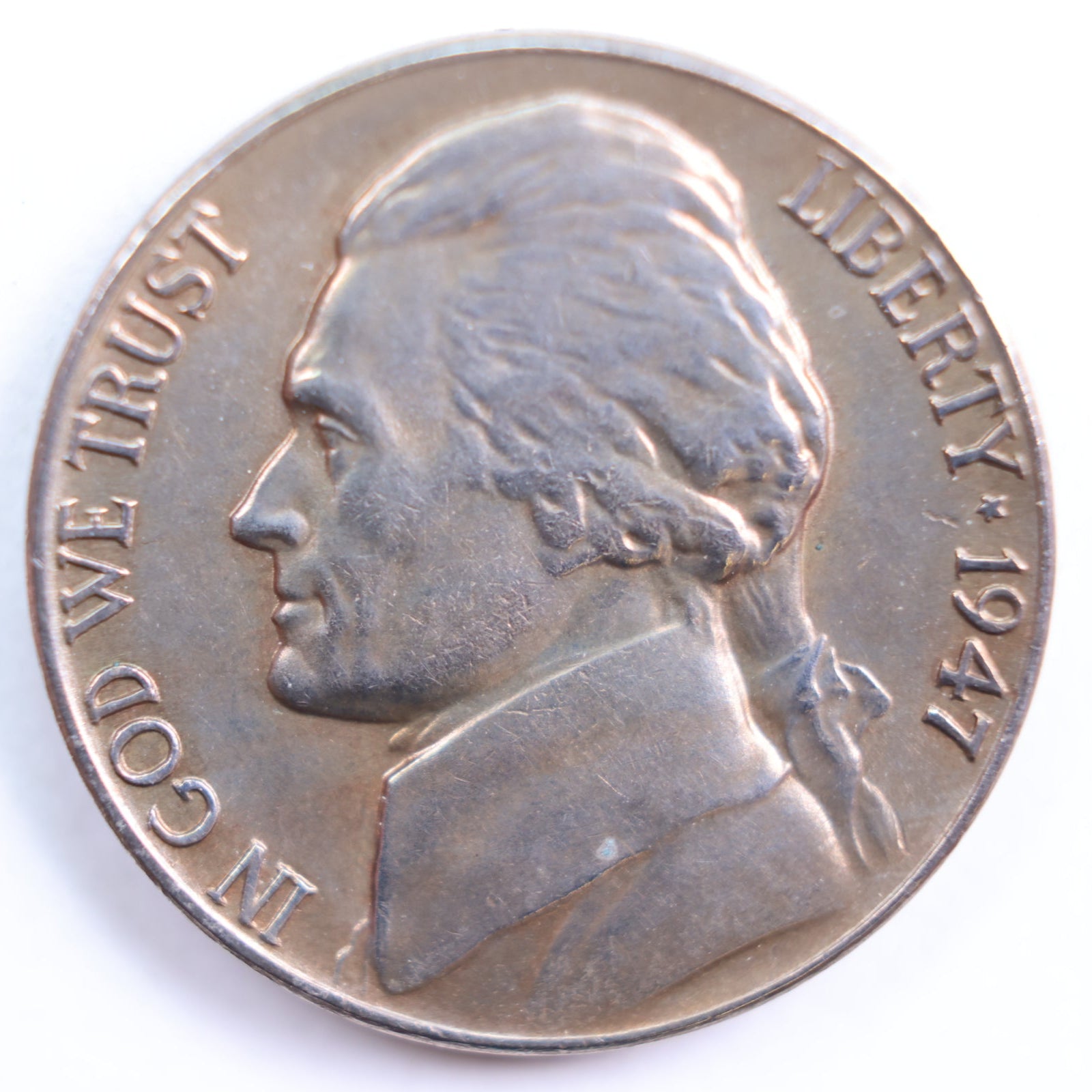 1947 Jefferson Nickel, Mint State Uncirculated Coin, Store #NL645