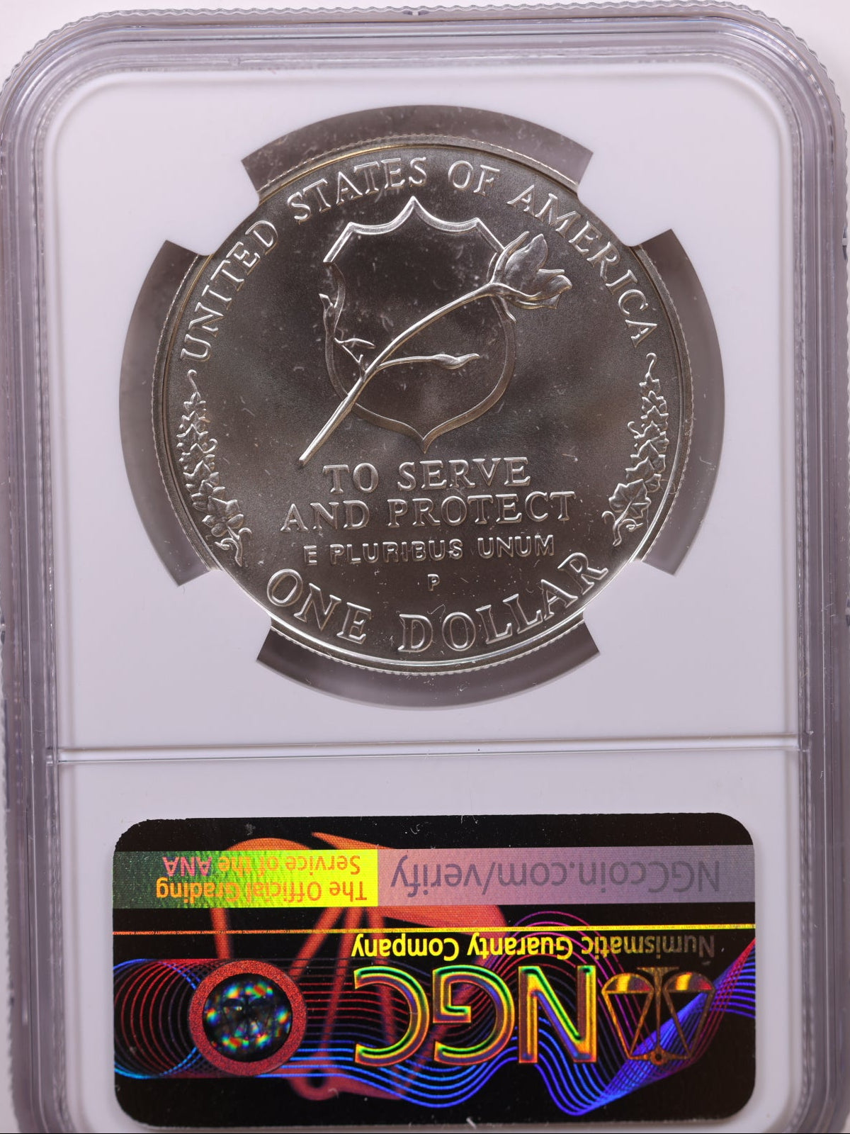 1997-P $1 Law Officers Memorial, NGC MS 69, Store #GMC324