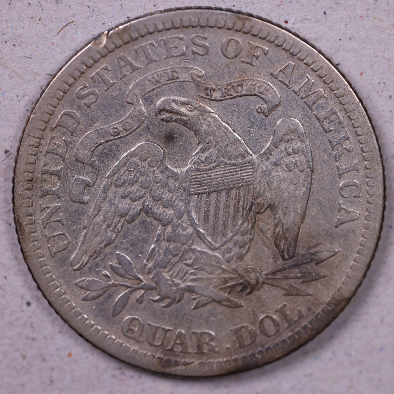 1880 Seated Liberty Quarter, Extra Fine Circulated Coin., Store #QR1394